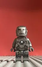 Lego Iron Man - Mark 1 Armor - Trans Clear Head