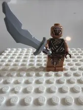 Lego The Hobbit Gundabad Orc minifigure with Shoulder Spikes & Scimitar 