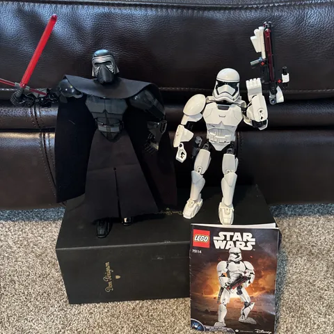 Lego Star Wars 75117 Kylo Ren & First Order Storm Trooper 75114 -Both Incomplete