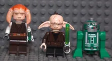 Lego Star Wars Even Piell, R3-D5 & Saesse Tiin Minifigures from set 9498