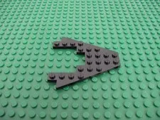 1990 LEGO Black Wedge Plate 8 x 8 - 4 x 4 Cutout Space M:Tron 6887 6923 #4475