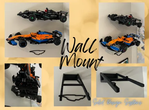 Lego F1 wall mount Bracket Assembly