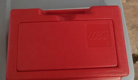 Vintage Lego Carrying Case Storage Box Toys Plastic USA 1980's