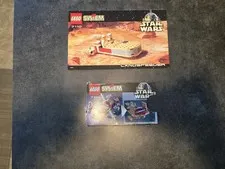 Vintage LEGO Star Wars 7110 Landspeeder Instructions Only + BONUS Box Art