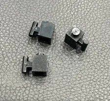 LEGO Parts: 1x1 Brick with Bar Handle Part# 2921 Black Lot of 3 Pieces