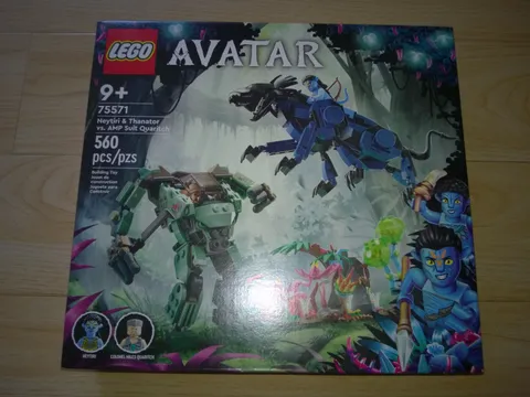 LEGO Avatar Neytiri & Thanator vs. AMP Suit Quaritch 75571 with Animal Figures