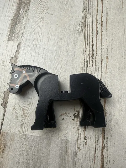 LEGO Black Horse with Bridle Castle Knights Collectible Piece