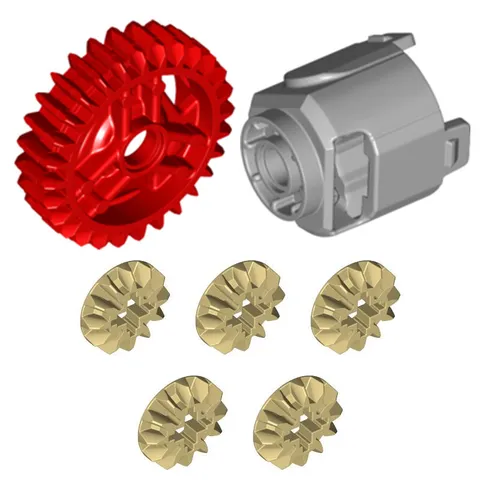 LEGO Technic Briques 7x Differentel Engrenages (Siffle 1 Set) 6589 65413 65414