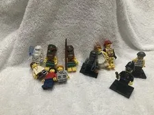LEGO Minifigure Lot Tennis Girl Yeti Series 11 island Warrior + Constable + More
