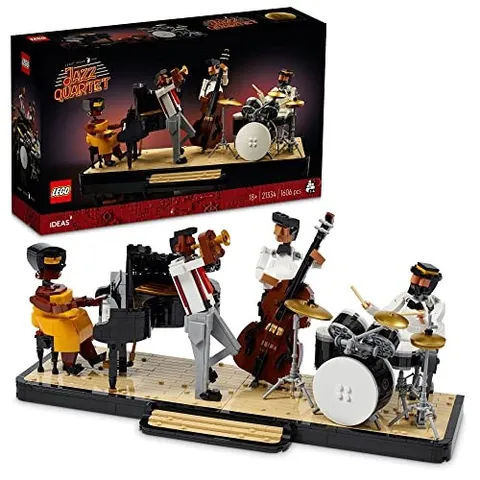 LEGO Ideas Jazz Quartet 21334 Bricks 1606pcs Toy Musician Concert Blocks