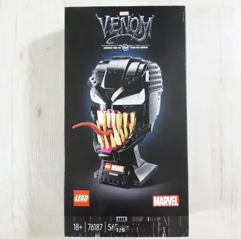 LEGO 76187 Marvel Venom Helmet Building Set, 565 Parts (New, Unopened)