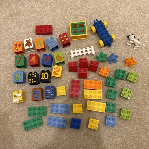 LEGO Duplo 5497 Play With Numbers Preschool Toy Building Set Fine Motor Counting