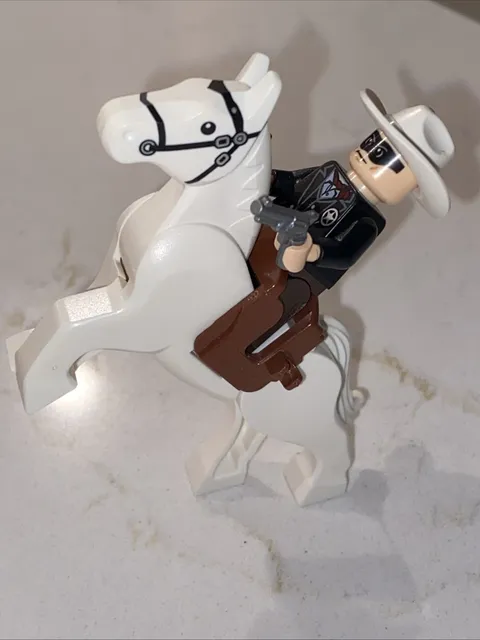 LEGO Lone Ranger Tlr001 + Silver + Saddle Lot 79111 TRAIN CHASE