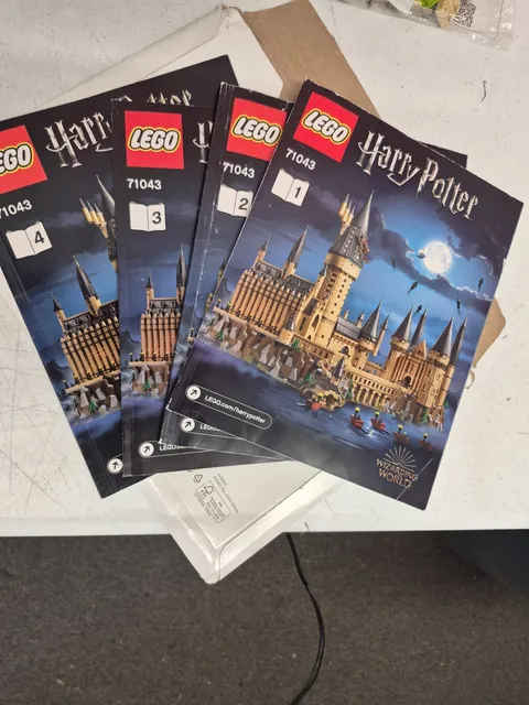 LEGO Harry Potter Hogwarts Castle 71043 Illustrated Instruction Manuals
