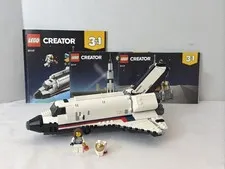Lego Creator - Space Shuttle Adventure Set #31117 - 100% Complete W/ Manuals