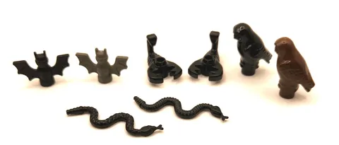Lego Animal Lot Of 8 Minifigures - Bats, Scorpions, Snakes, And Birds
