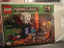 LEGO Minecraft The Nether Portal 21143 Instruction Manual ONLY Retired TWO BOOKS