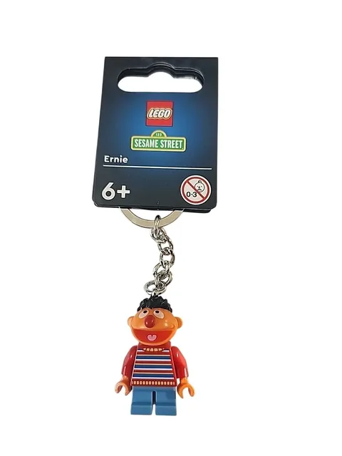 LEGO Ideas Sesame Street Ernie Minifigure Keyring Keychain 854195