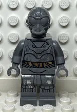 Lego Star Wars RA-7 Protocol Droid (Dk Bluish Gray) Minifigure sw0573 From 75051
