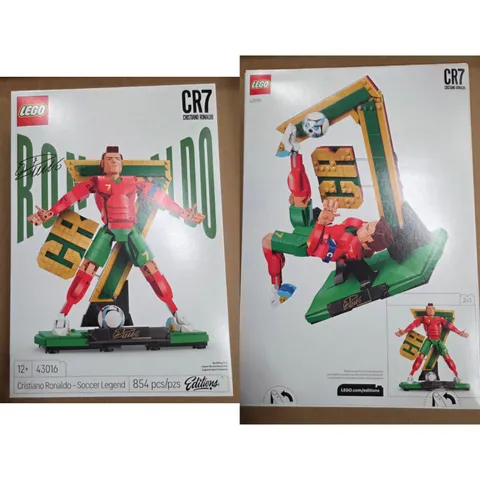 LEGO BrickHeadz CR7 Cristiano Ronaldo Soccer Legend 43016 854pcs 2-in-1