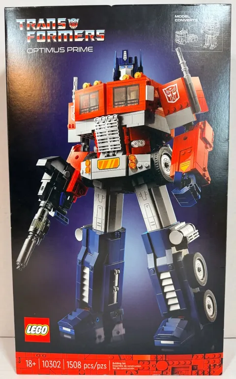 LEGO 10302 Icons Transformers Optimus Prime New Sealed Retired Fast Ship NISB