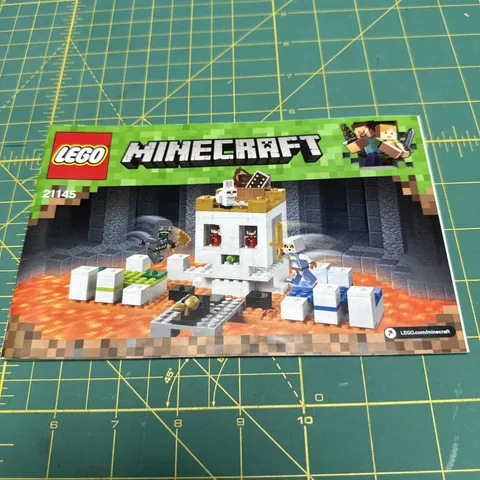 lego minecraft the skull arena 21145 Manual Only