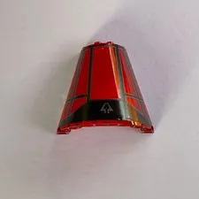 LEGO Cone Half 8 x 4 x 6 Millennium Falcon Cockpit Pattern 4 (46543pb13) 75389