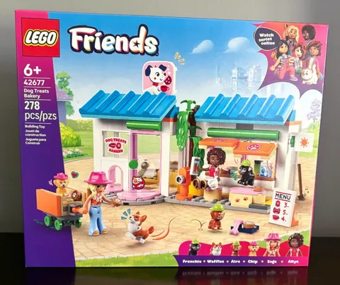 LEGO Friends Dog Treats Bakery Building Set 42677 new sealed
