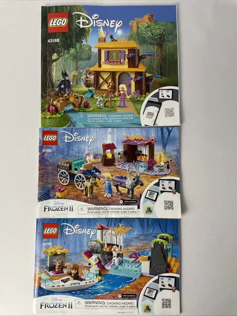 LEGO Disney Instruction Manuals Booklets Only Lot Of 3  Helpful Guides