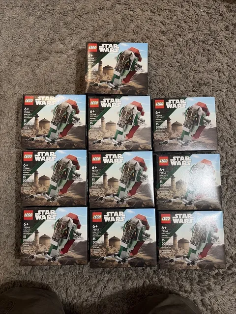 LEGO Star Wars Microfighters Boba Fett's Starship 75344 Brand New Sealed Lot 10