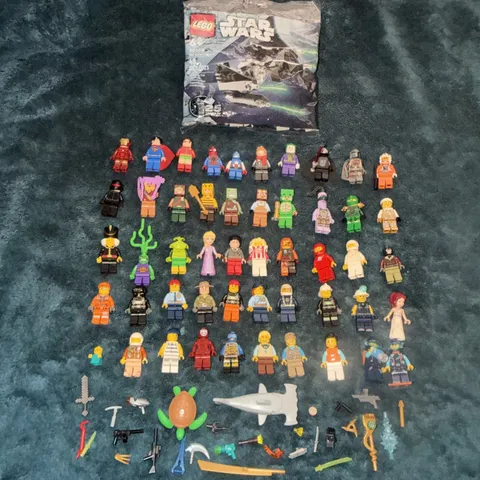 LEGO Minifigure Mixed Lot Marvel, DC, Star Wars, Ninjago, Minecraft and more