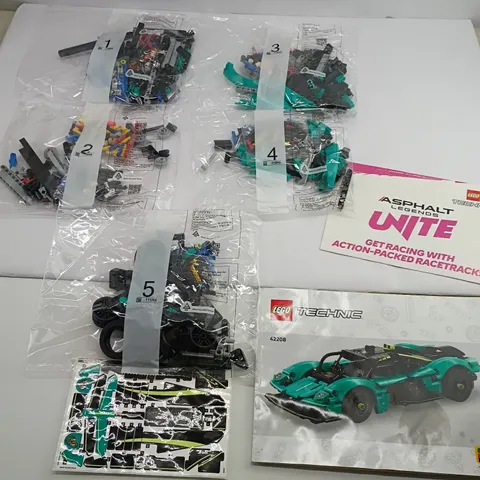 Lego Technic 42208 Aston Martin Valkyrie 707pcs Sealed Bags, Decals, Instruction