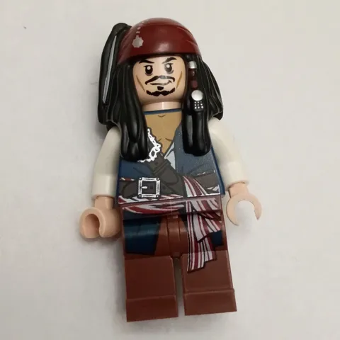 LEGO Pirates of the Caribbean Jack Sparrow Plastic Minifigure