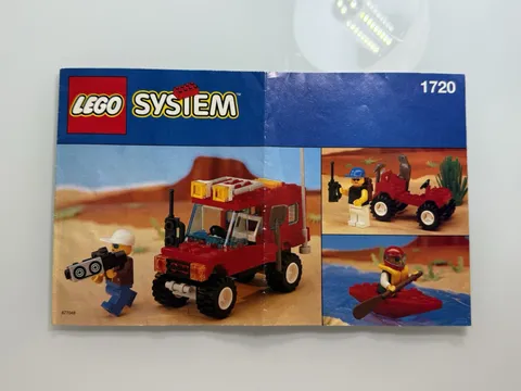 Lego System 1720 Manual Only Vintage Cactus Canyon