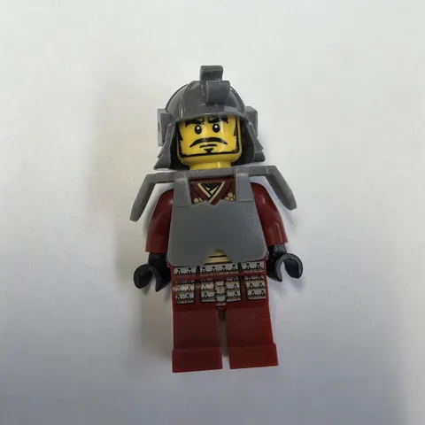 Lego Minifigure Samurai Warrior,  With Sword, Series 3 Minifigures Col035