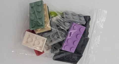 LEGO various plates (mostly 2x4) (14 pcs) various colors Brick lot