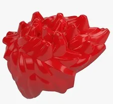 New LEGO Minifigure Hair Red Spiked spiky pointed female male 18228 6366710