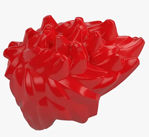 New LEGO Minifigure Hair Red Spiked spiky pointed female male 18228 6366710