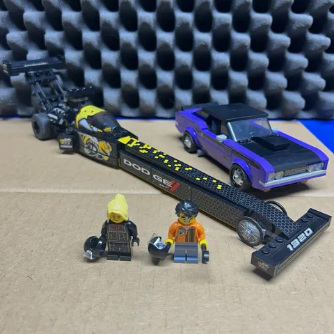 LEGO Speed Champions 76904 Mopar Dodge SRT Dragster & 1970 Challenger NO BOX
