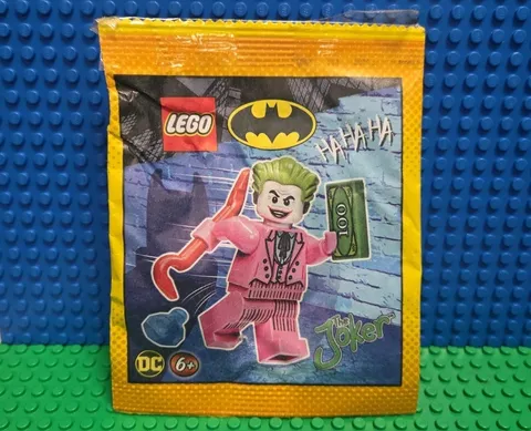 Lego Joker Minifigure Paper Bag 212327 Batman Classic DC Super Heroes CMF Lot 