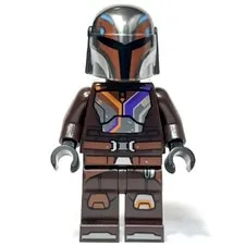 Lego Star Wars Sabine Wren - Dark Brown Armor, Helmet sw1302 (NO ANTENNA PIECE)