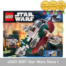 LEGO 8097 Star Wars Slave I Boba Fett Ship 569pcs New Sealed Retired Set