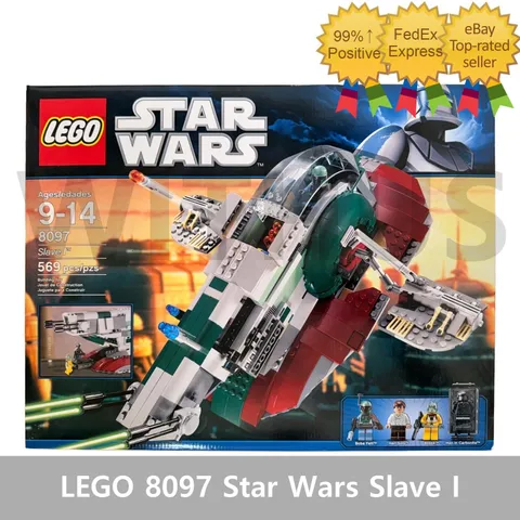LEGO 8097 Star Wars Slave I Boba Fett Ship 569pcs New Sealed Retired Set