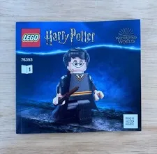 LEGO Harry Potter & Hermione Granger 76393 Wizarding World with Instruction Book