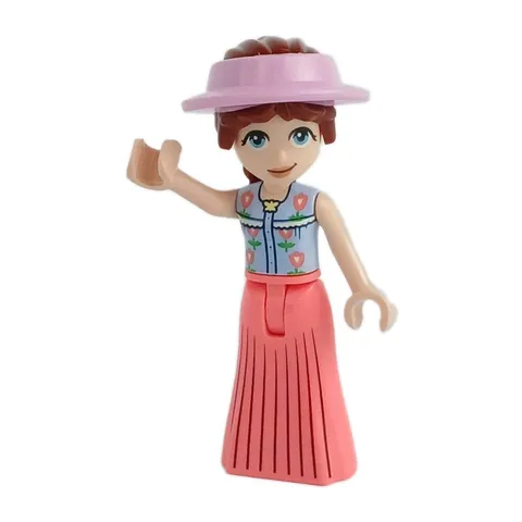 LEGO® Friends PAISLEY Minifigure™ Minidoll Coral Skirt Full Length frnd0923