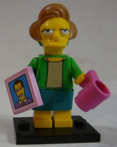 Lego Minifigure Edna Krabappel The Simpsons Series 2 Collectible Figure 71009