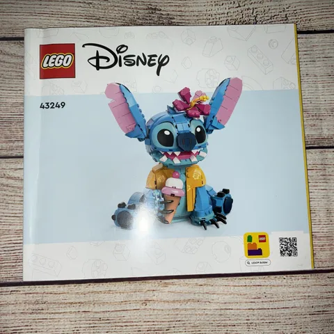 LEGO Disney Stitch 43249 Instruction Manual Booklet