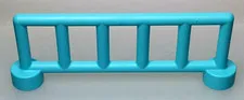 Lego Duplo Light Blue Guard Rail Fence Railing Part Piece