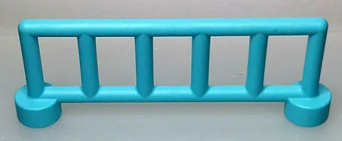 Lego Duplo Light Blue Guard Rail Fence Railing Part Piece