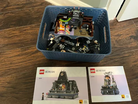 LEGO 76781 and 76780 Wednesday & Enids Dorm Room Lot